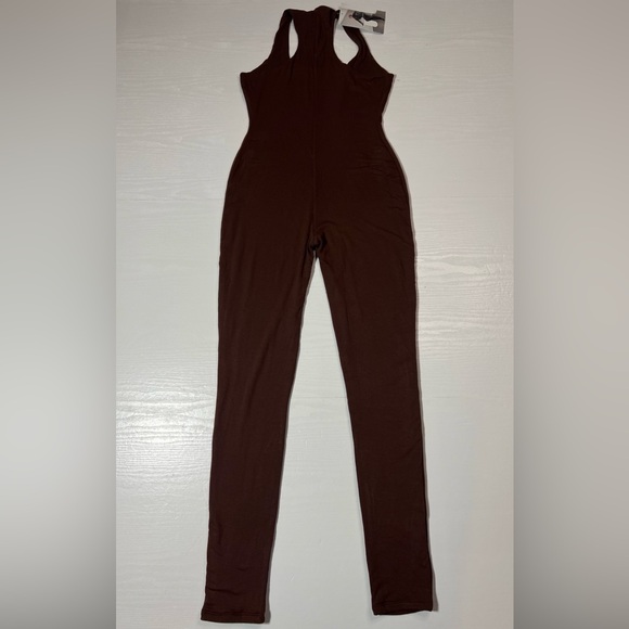 Naked Wardrobe Back in the Race Bodysuit Womens XLarge Brown - Picture 11 of 13